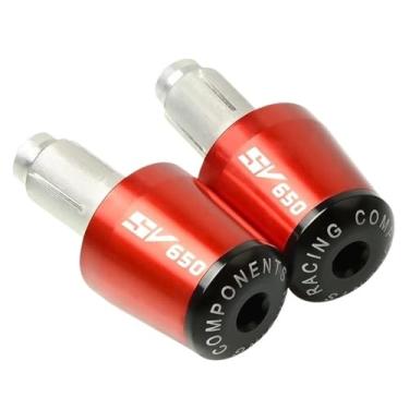 Imagem de Extremidades das manoplas do guidão da motocicleta, tampas de extremidade, acessórios deslizantes de peso para Suzuki SV650 SV 650 SV 650 S 22 mm