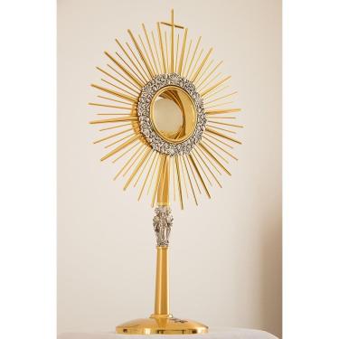 Imagem de Quebra-Cabeça Religoso Ostensório Do Rei Jesus 120 Peças Em