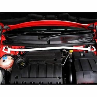 Imagem de JOIUYOLJ Suporte de torre de aço com barra de suporte frontal de 2 pontos para Fiat Stilo