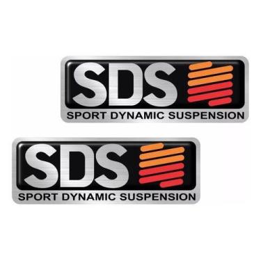 Imagem de Par Adesivo Resinado Sds L200 Triton Escovado Emblemas 03 - SPTS