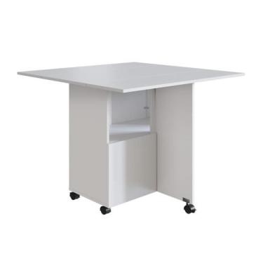 Imagem de Mesa com Tampo Dobrável Berlim B50 Emovell, Branco