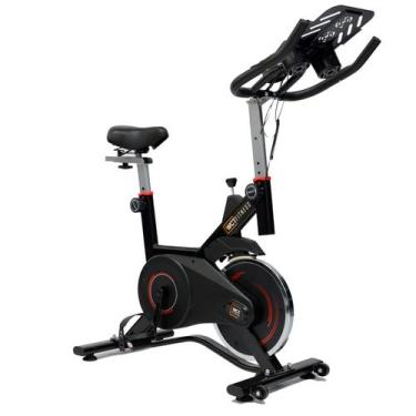 Imagem de Bicicleta Spinning WCT Fitness 8Kg Roda de Inércia Cor Preto e vermelh