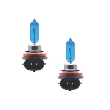 Imagem de Par de Lampadas Halogena Super Brancas Code/Tech one H11 12V