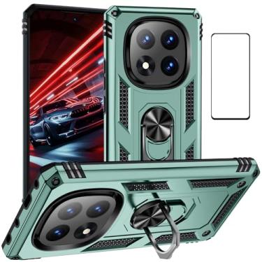 Imagem de WVOZWWO Capa para Xiaomi Redmi Note 14 Pro 5G, capa protetora traseira protetora à prova de choque para Redmi Note 14 Pro Plus 5G (Note14 Pro Green)