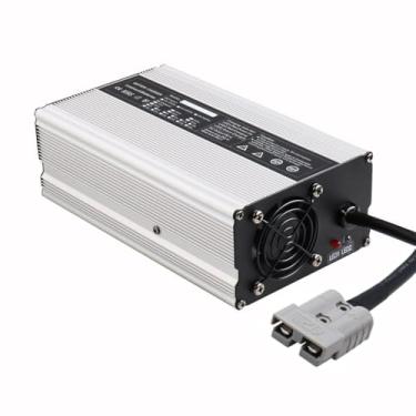 Imagem de Lzyjckh Carregador de bateria de chumbo-ácido 12V/24V/36V/48V/60V/72V, com conector Anderson Adequado para empilhadeiras/lavadoras de piso/carrinhos de golfe,12v 30a silver,120A Anderson