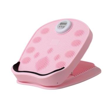 Imagem de menolana Prancha de alongamento de panturrilhas, equipamento de alongamento de pernas, rampa de inclinação leve para exercícios, prancha de inclinação, Rosa