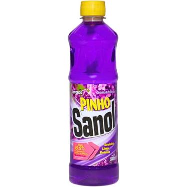 Imagem de Desinfetante Líquido para uso Geral, Pinho Lavanda, Sanol, 500 ml, Roxo