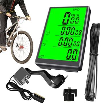 Imagem de Ciclocomputador,Velocímetro Bicicleta Urbana | Computador Bicicleta Com Fios Alta Precisão para Estrada Montanha Treino