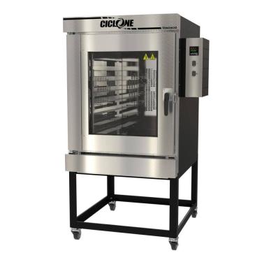 Imagem de Forno Turbo Elétrico Venâncio Ciclone 8 esteiras Interior Inox Exterior Aço Carbono Trifásico 380V FTCE8