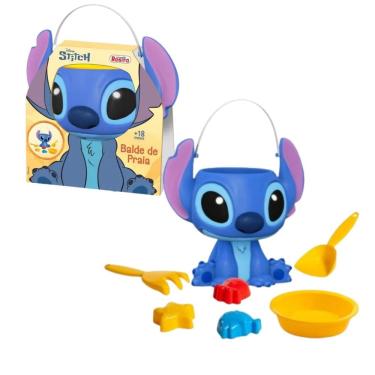 Imagem de Balde de Praia Disney Stitch com Acessórios Novabrink