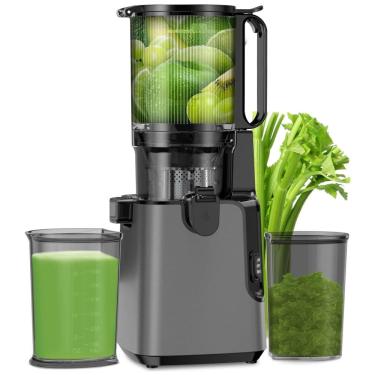 Imagem de Espremedor de Sucos com Funil Extra Largo de 15,5 cm,  Pressão Fria para Frutas e Vegetais Inteiros, 350W, Profissional, Ypone.