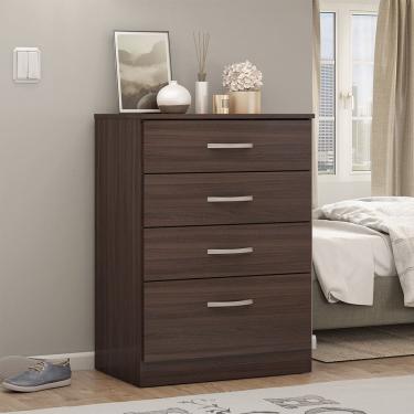 Imagem de Cômoda com 4 Gavetas Astral Café Touch Demóbile