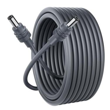 Imagem de Rockbamb Para Cabo Starlink Mini (3 M/10 Pés), Fonte De Alimentação Cc Reposição, À Prova D'Água, Ambientes Externos, Cinza