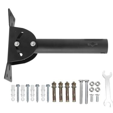 Imagem de Antena Mount Polo Aço inoxidável Ajuste ajustável Pesado Suporte de montagem de antena de TV externa para instalação de telhado de beira -mar para parede (Direto)