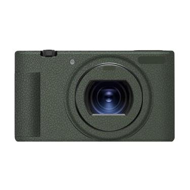 Imagem de Película protetora de vinil antirriscos para câmera película protetora para Sony ZV-1 II Mark II (couro verde)