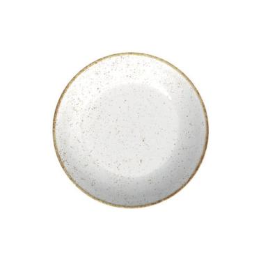 Imagem de Prato Fundo Tramontina Rústico Marrom em Porcelana Decorada 22 cm