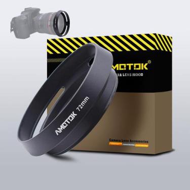 Imagem de Capa de lente de câmera AMOTOK 72 mm para todas as marcas com rosca de