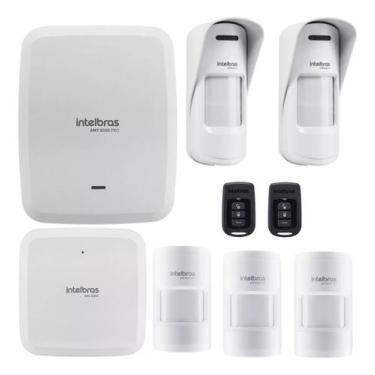 Imagem de Kit Alarme Intelbras AMT 8000 PRO 5 Sensores de Movimento PET 2 Extern