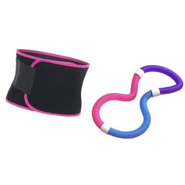 Imagem de Deevoka Aro de fitness, acessórios portáteis, confortáveis ​​e de baixo ruído, aro de mola macio com peso de PVC, equipamento de exercício para esportes, 1 Kg