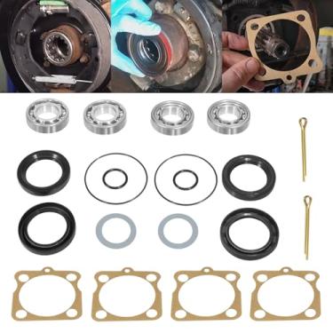 Imagem de Kit de rolamento de eixo traseiro Vedações Kit de vedações de eixo para Vw Type 1 Bug Karmann GHIA, para Volkswagen Tipo 3 Squareback Fastback Notchback Beetle Eixo IRS 1968-1979