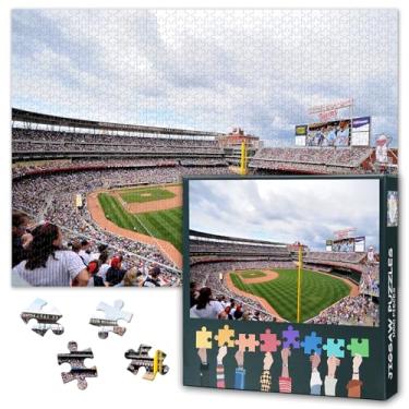 Imagem de Quebra-cabeças para adultos 1000 peças, quebra-cabeças de campo alvo de Minneapolis, quebra-cabeça adulto para adultos, jogos divertidos educativos ou brinquedos para amigos idosos 50 x 68 cm