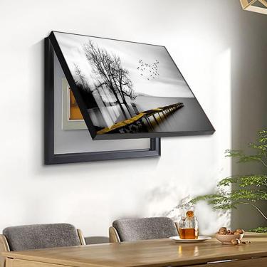 Imagem de Tampa Do Medidor Elétrico Interno Pintura Decorativa Tampa Do Contador Medidor Destacável Criativo Caixa Capa Do Medidor Elétrico Pintura Oculta Decorativa, J, 60x50cm