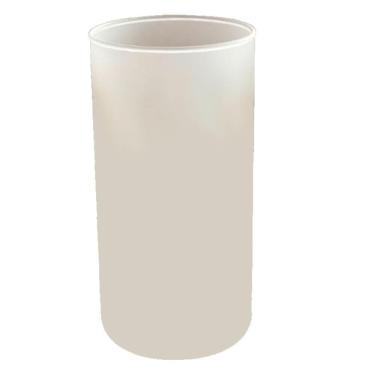 Imagem de Cúpula Tulipa Vidro Tubo Redondo 9x18cm Fosco Muller