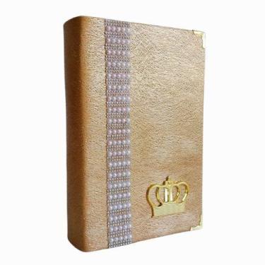 Imagem de Biblia Sagrada Luxo Letra Gigante c/ Harpa Coroa - LivrariaAlfa