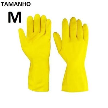 Imagem de Luva Látex MUCAMBO Forrada Amarela Pro 230, Média