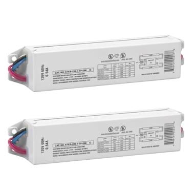 Imagem de OHLECTRIC (2 pacotes de substituição para Keystone KTEB-220-1-TP-EMI/C 2 lâmpadas T12 reator fluorescente eletrônico | Entrada de 120 V com início rápido - alto fator de lastro 1,00 | Compatível com