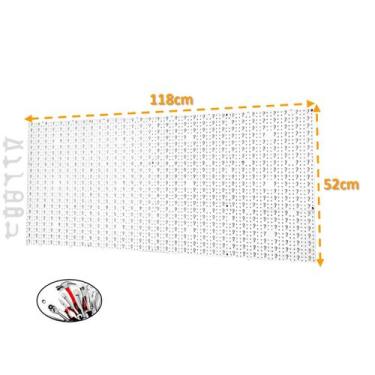 Imagem de Painel Expositor De Ferramentas Modular 118cm x 52cm Em Plástico Perfu