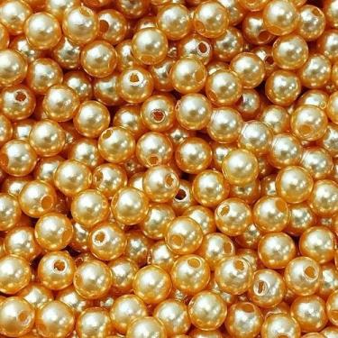 Imagem de PÉROLA DE ABS LISA Nº 06 20G PEROLA 6 MM - LADEIRA BIJUTERIAS, GOLD