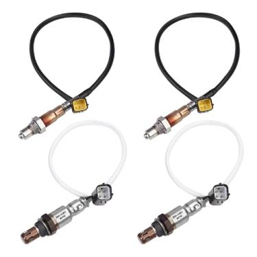 Imagem de Sensor de oxigênio O2 Upstream downstream serve para Infiniti QX80 Base Sport Utility 4 portas 5.6L 2011 2012 2013 2014, substitui 234-5095, 234-4381, 2345095, 2344381 4 peças