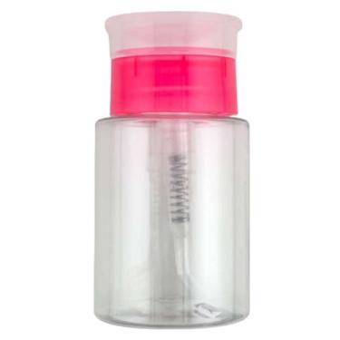 Imagem de Frasco para Acetona com Pump Rosa 100ml  Dafu