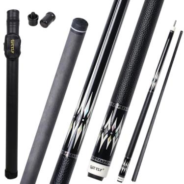 Imagem de CUEELF Bastão de taco de sinuca de fibra de carbono 12,5 mm bastão profissional de taco de sinuca com estojo