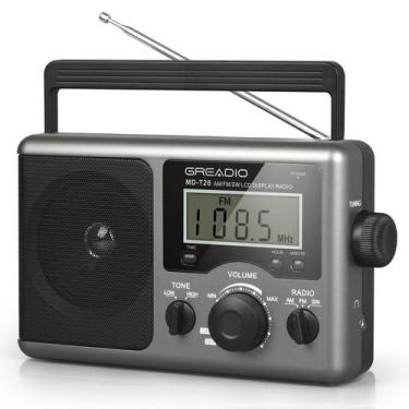 Imagem de Rádio portátil de ondas curtas Gradio Best Reception LCD - Greadio