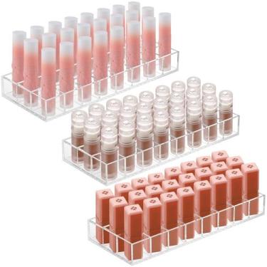 Imagem de Suporte de batom Kigley Acrylic Lip Gloss Organizer Clear