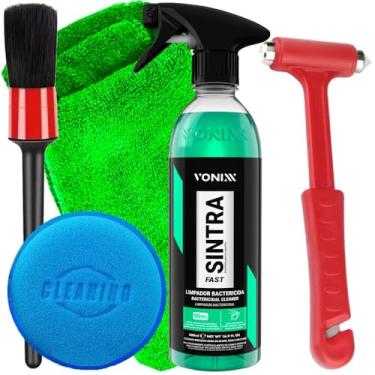 Imagem de Kit Sintra Fast 500ml Vonixx Martelo Segurança Quebra Vidros Karbox e Acessórios Karbox
