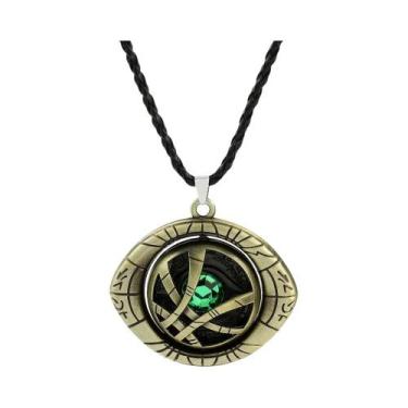 Imagem de Colar Olho De Agamotto Do Doutor Estranho Marvel, Joia De Cosplay Retr