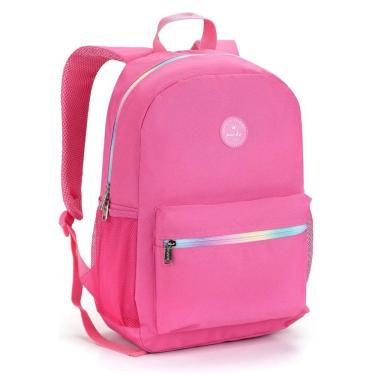 Imagem de Mochila De Costas 17 Packs Feminina Juvenil Escolar Passeio