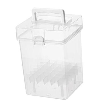 Imagem de CarpNettore Estojo para Transporte de Marcadores, Caixa de Armazenamento Transparente Multiuso, Materiais de Arte para Marcadores de Texto Coloridos, 36 Caça-níqueis