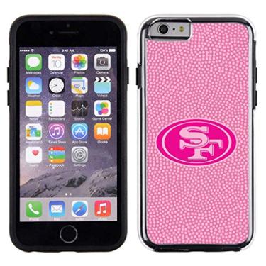 Imagem de Capa NFL San Francisco 49ers Futebol Pebble Grain Feel No Wordmark iPhone 6, rosa