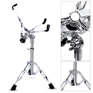 Imagem de Zhjvihx Suporte de Tambor, Altura Ajustável do Tambor do Melhorar a Ressonância Dupla para Tambores de Armadilha Burra