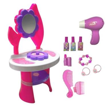Imagem de Penteadeira Infantil Grande Com Espelho E Acessórios Bw246