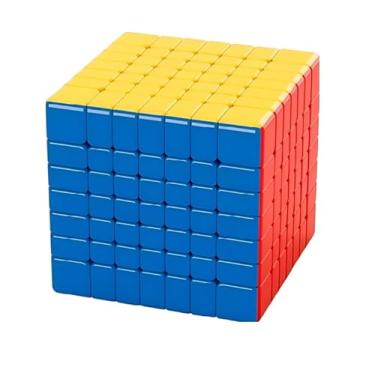 Imagem de Cubo Mágico 7x7x7, Quebra-Cabeça Profissional, Colorido, Plástico Resistente