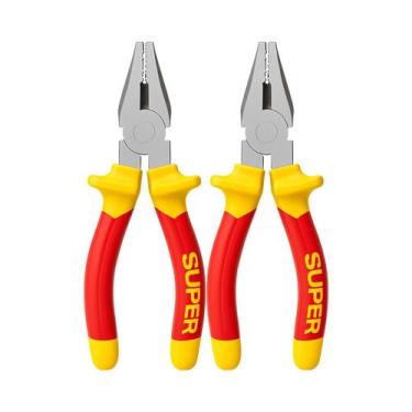 Imagem de Alicate Universal para Eletricista Mecânico 8 Ômega - 000021, 2 Peças