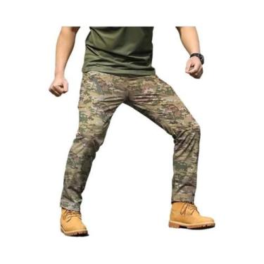 Imagem de Calças Táticas Camufladas Slim Fit Impermeáveis E Respiráveis Para Tre