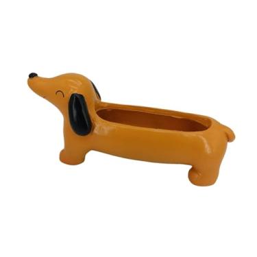 Imagem de FashionCha Vaso de Flores Dachshund para Interior Ou Escritório, Pequeno Presente, Decoração para Casa, Itens Colecionáveis, para Casa,
