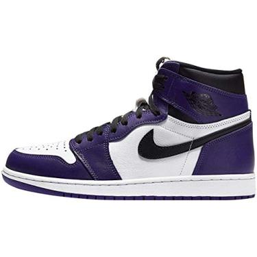 Imagem de Air Jordan 1 High Og 'Court Purple' - 555088-500 - Tamanho, Court Purple/White/Black, 9.5