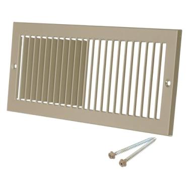 Imagem de PATIKIL Tampa de ventilação de abertura de duto de 10 cm x 30 cm, 3 peças de tampa de ventilação de dedo do pé HVAC Grade de registro de espaço do dedo do pé grades de ar de retorno para piso de